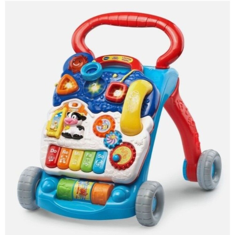 NEW VTech Sit-to-Stand Learning Walker - Blue NIB Frustration-FREE packaging